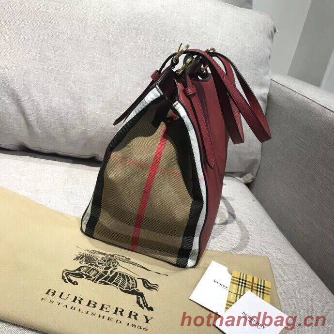 BURBERRY The Canter Original Leather Bag 30291 Burgendy