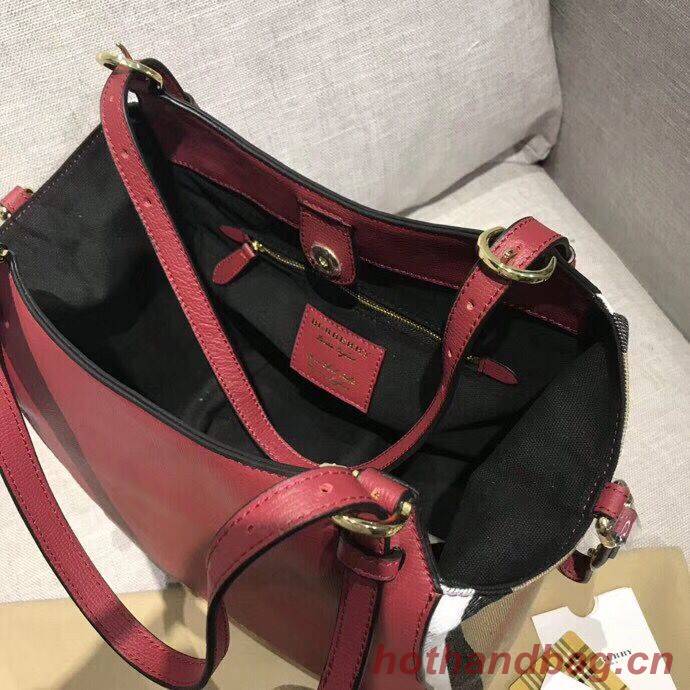 BURBERRY The Canter Original Leather Bag 30291 Burgendy