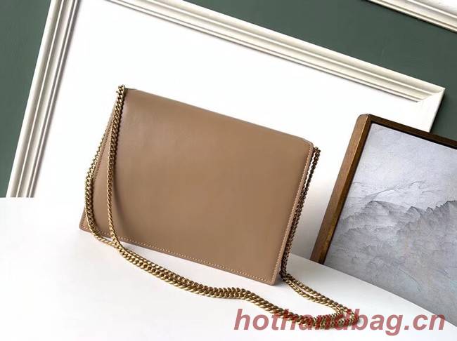 SAINT LAURENT Cassandra leather shoulder bag 532750 Camel