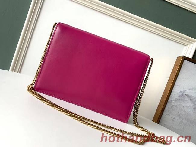 SAINT LAURENT Cassandra leather shoulder bag 532750 rose