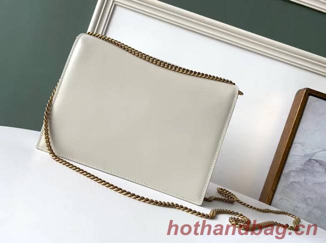 SAINT LAURENT Cassandra leather shoulder bag 532750 white