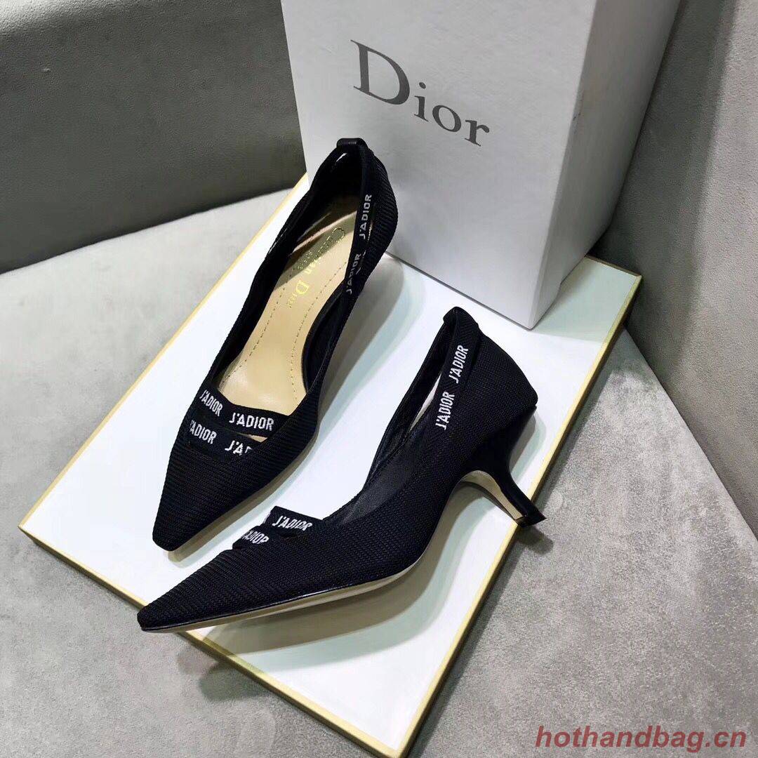 Dior Mid-heeled D80699-2 Shoes Black