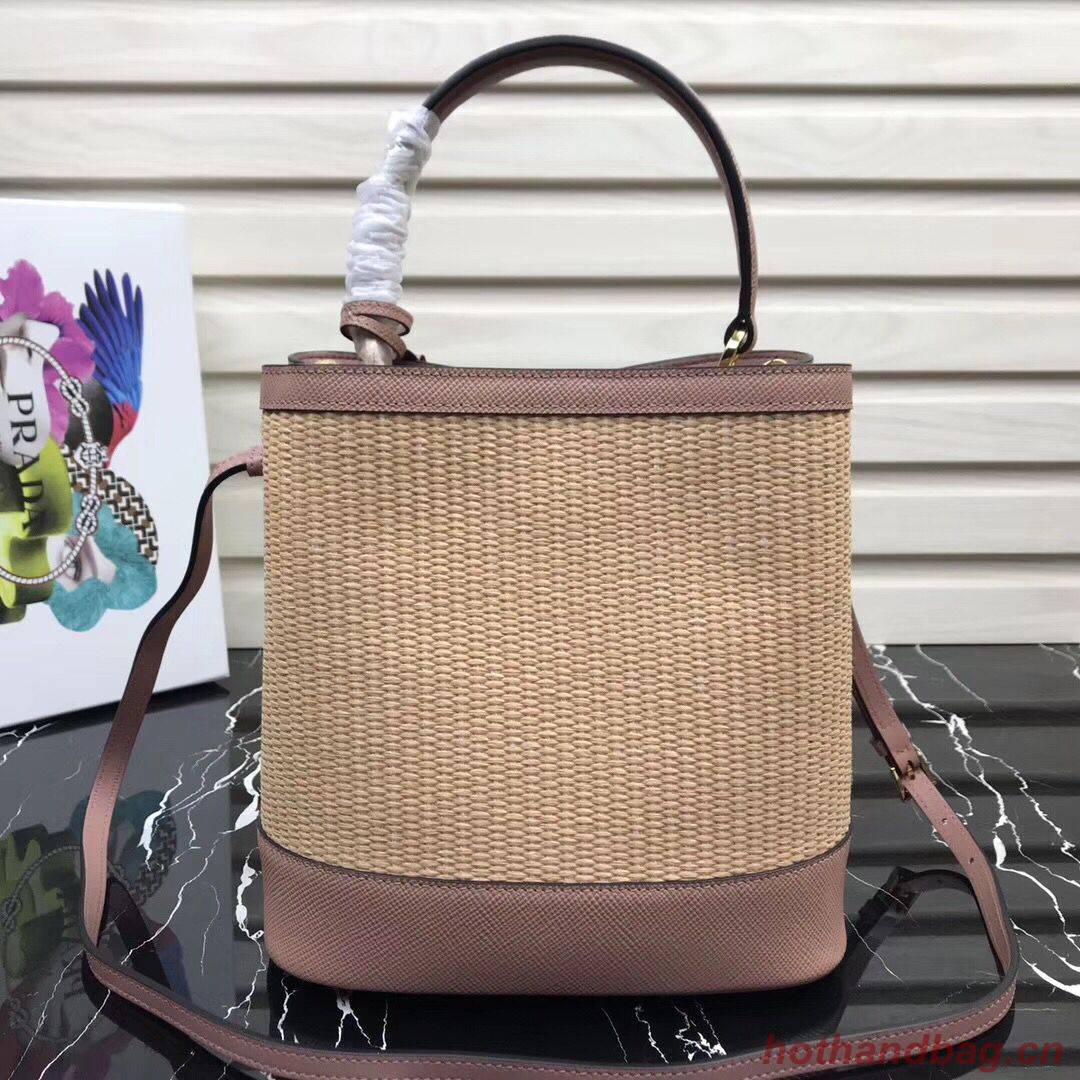 Prada Double Medium bag 1BA210 Pink