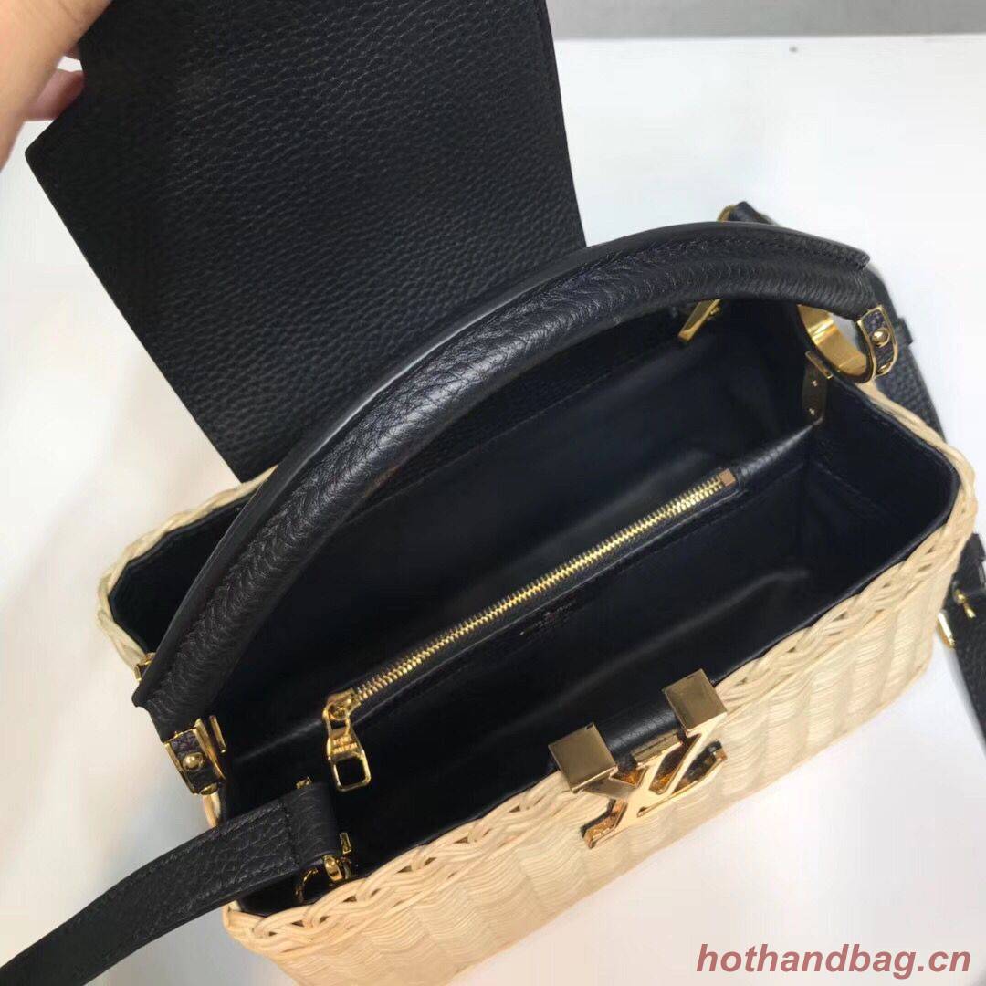 Louis Vuitton Original CAPUCINES PM M50011 Black