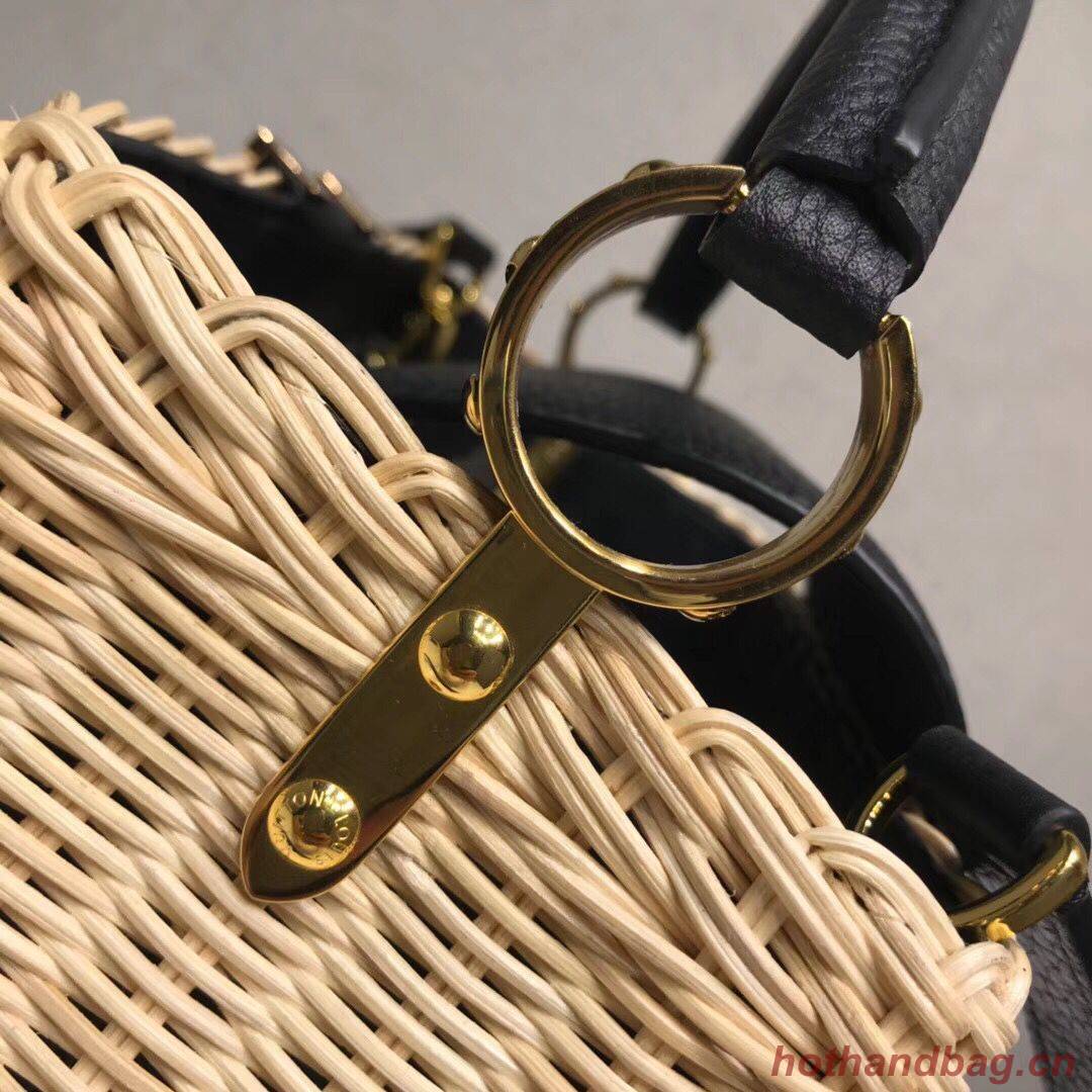 Louis Vuitton Original CAPUCINES PM M50011 Black