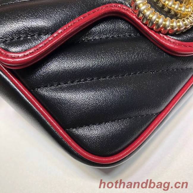 Gucci GG Marmont super mini bag 574969 Black