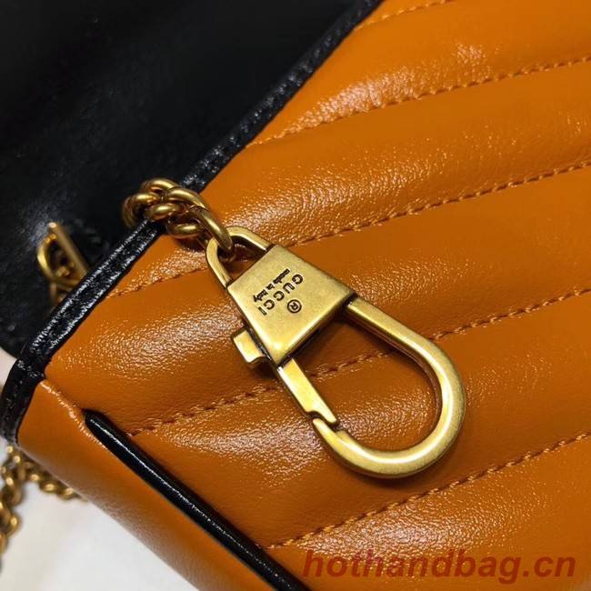 Gucci GG Marmont super mini bag 574969 Cognac