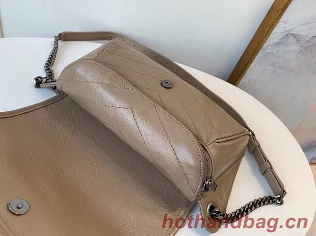 SAINT LAURENT Niki leather belt bag 577124 Chestnut