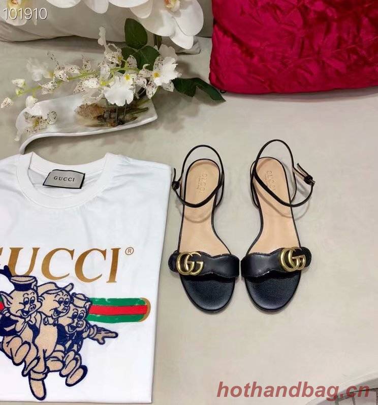 Gucci Leather Double G sandal GG1533BL-1