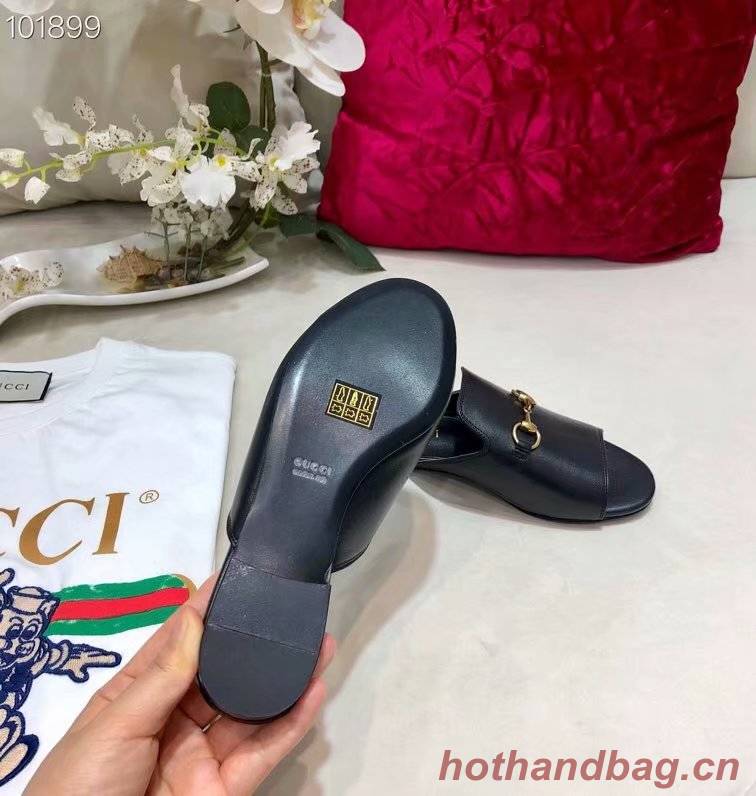 Gucci Leather slipper GG1535BL-2