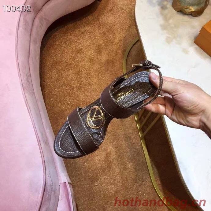 Louis Vuitton lady leather Sandals LV955SY-2 10CM height