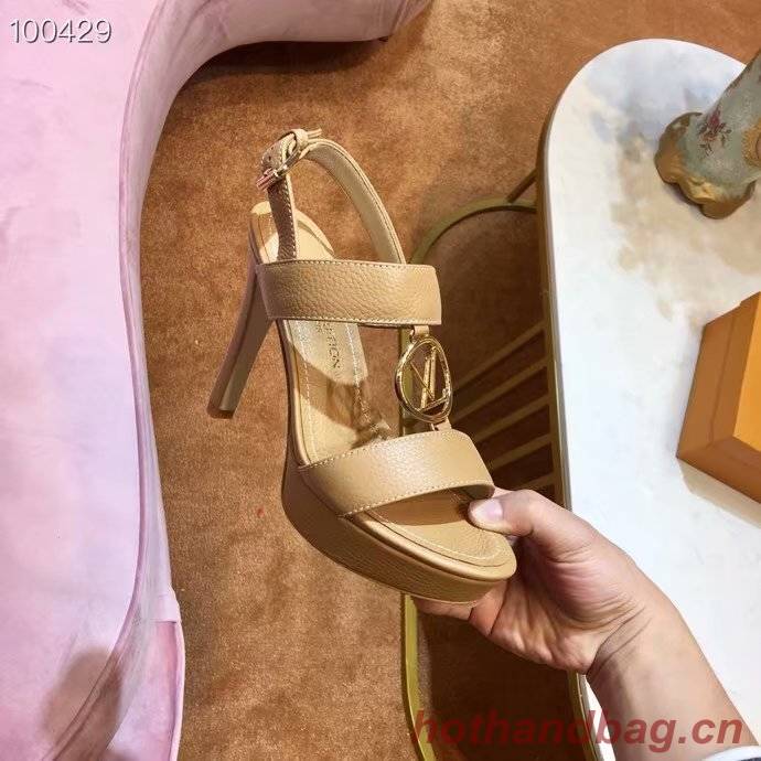 Louis Vuitton lady leather Sandals LV955SY-5 10CM height