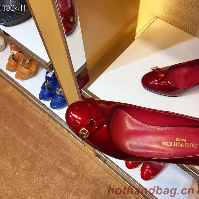 Louis Vuitton lady leather Sandals LV957SY-2 7CM height