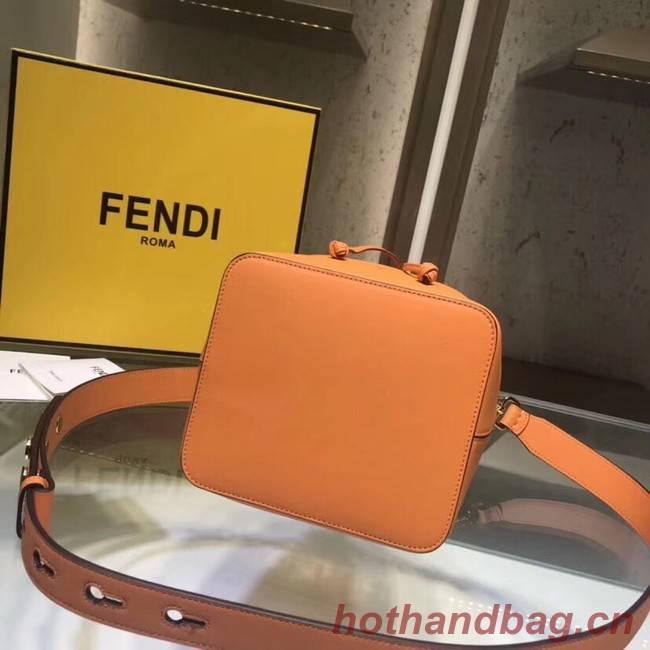 Fendi MON TRESOR PU Mini Handbag 8BS010 brown