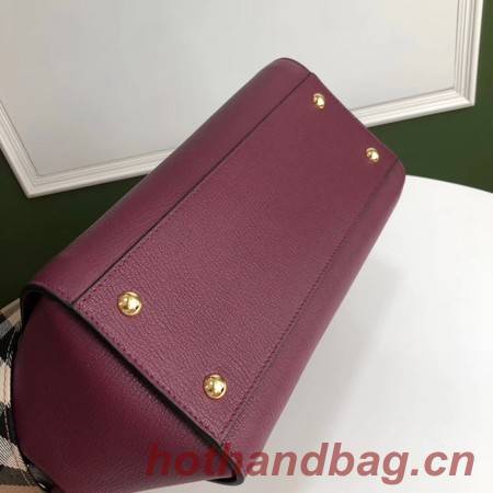 BURBERRY Medium Banner tote bag 0221 Burgendy