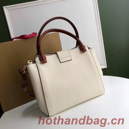 BURBERRY Medium Banner tote bag 0221 white