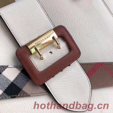 BURBERRY Medium Banner tote bag 0221 white