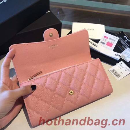 Chanel long flap wallet A80759 pink