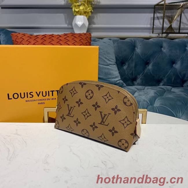 Louis vuitton original Monogram COSMETIC POUCH PM M52030 yellow