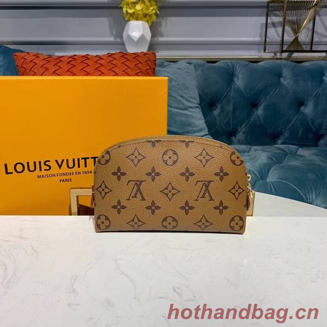 Louis vuitton original Monogram COSMETIC POUCH PM M52030 yellow