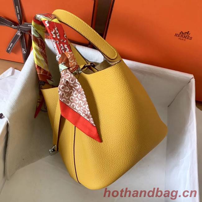 Hermes Picotin Lock PM Bags Original Leather H8688 yellow