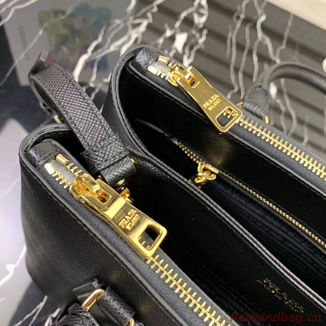 Prada Galleria Saffiano Leather Bag 1BA232 Black