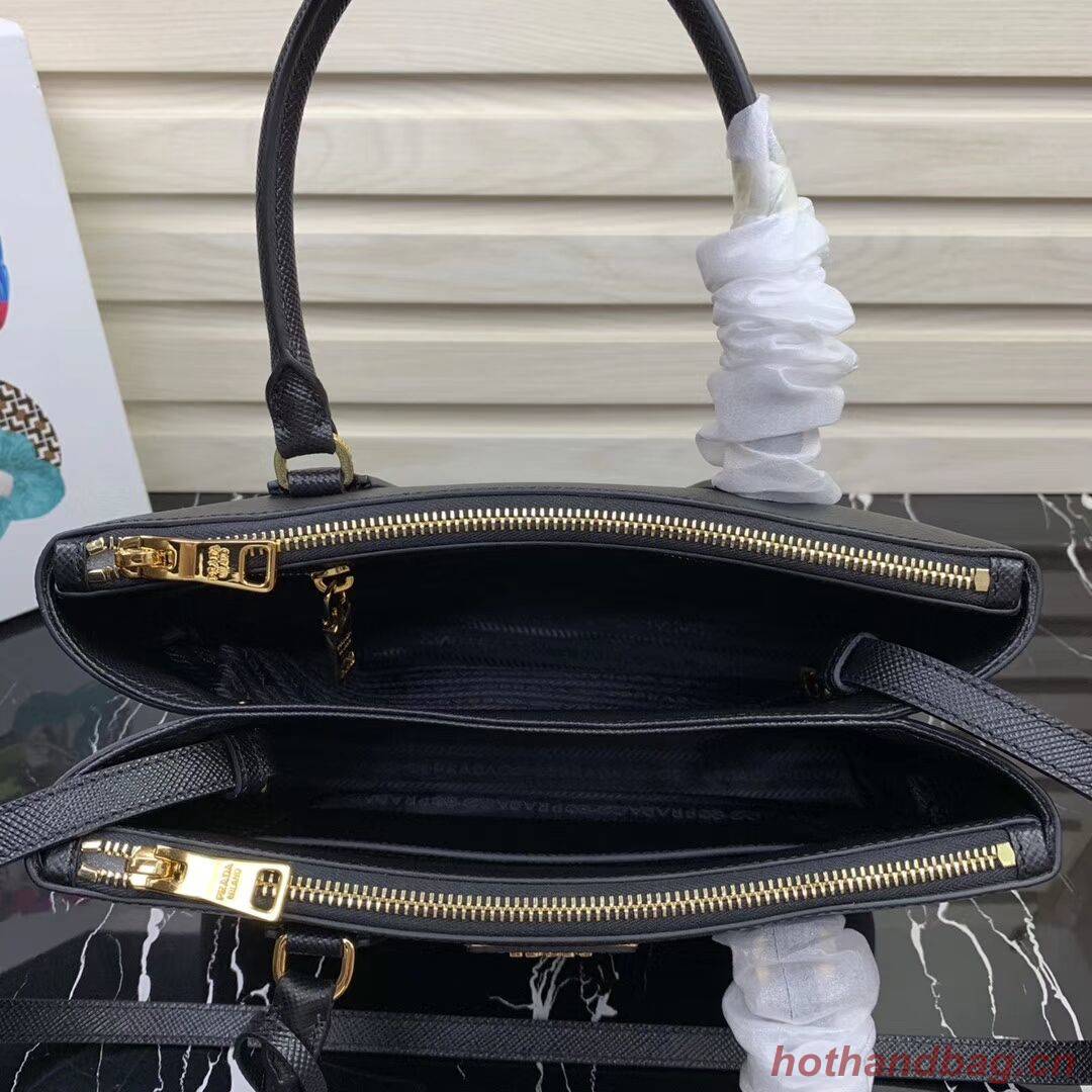 Prada Galleria Saffiano Leather Bag 1BA232 Black