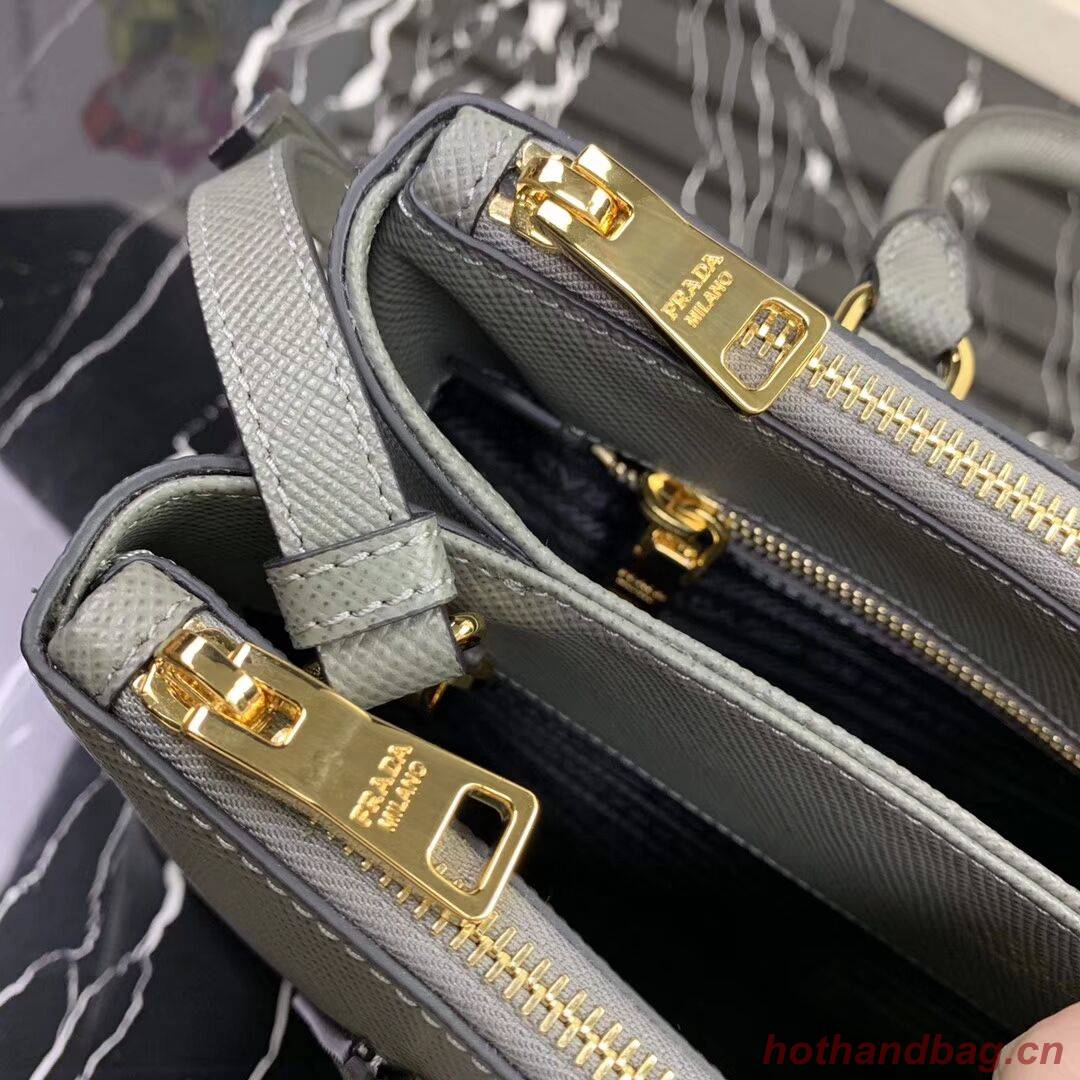 Prada Galleria Saffiano Leather Bag 1BA232 Grey