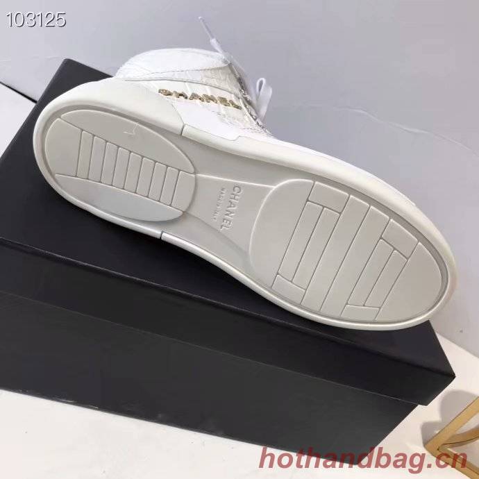 Chanel Shoes Crocodile CH2535JYX White