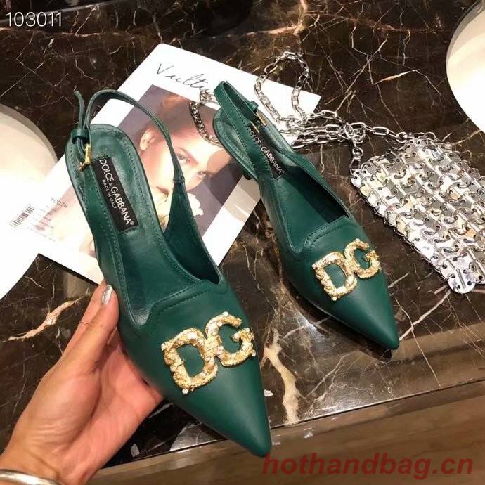 Dolce & Gabbana 6CM High Heels Shoes DG446SJC-1