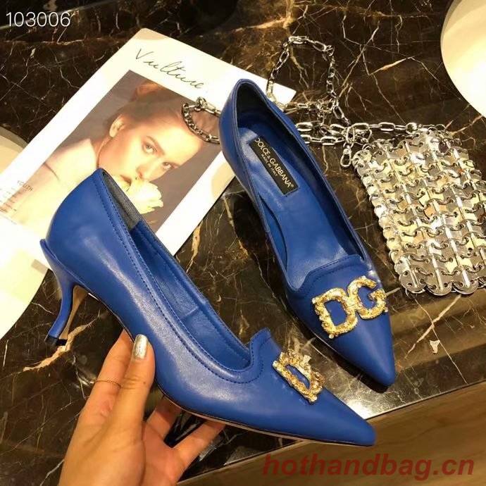 Dolce & Gabbana 6CM High Heels Shoes DG447SJC-1