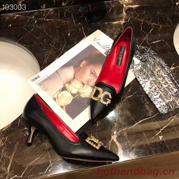 Dolce & Gabbana 6CM High Heels Shoes DG447SJC-4