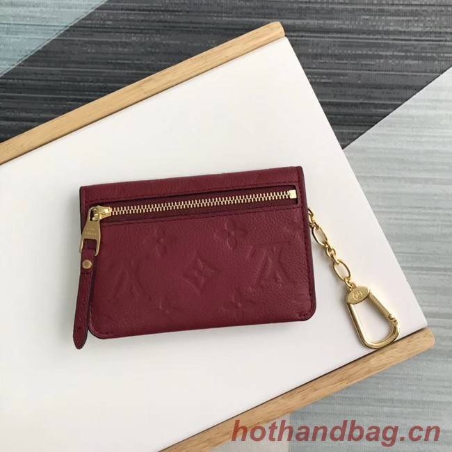 Louis Vuitton card holder N60633 purplish