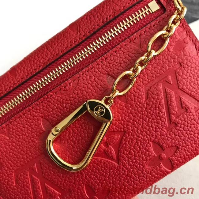 Louis Vuitton card holder N60633 red