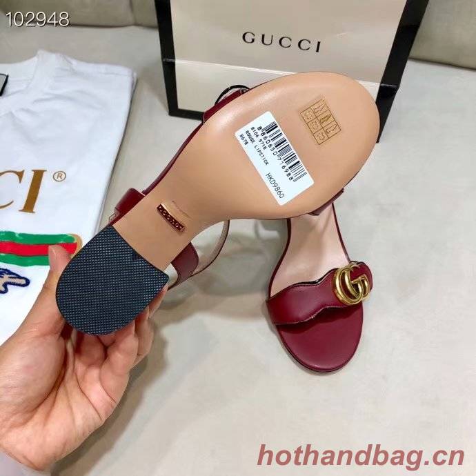 Gucci 7CM High Heels Shoes GG1557BL-5