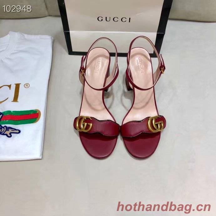 Gucci 7CM High Heels Shoes GG1557BL-5