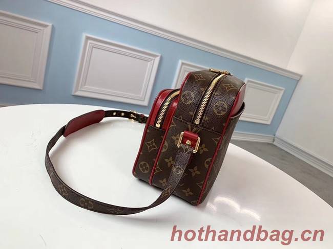 Louis vuitton original monogram canvas Shoulder Bag M51478 red