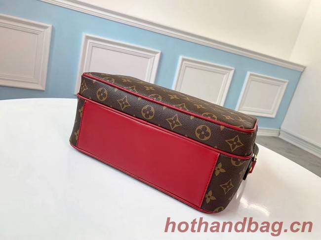 Louis vuitton original monogram canvas Shoulder Bag M51478 red