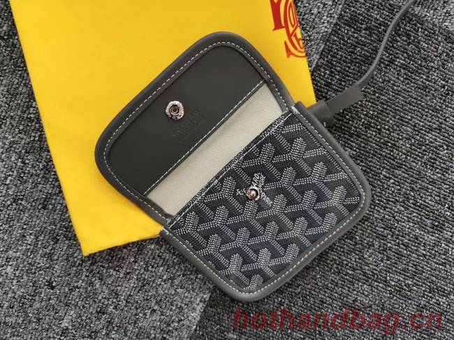 Goyard Calfskin Leather Mini Tote Bag 6782 Grey