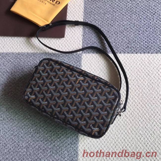 Goyard Calfskin Leather Shoulder Bag 6788 Black