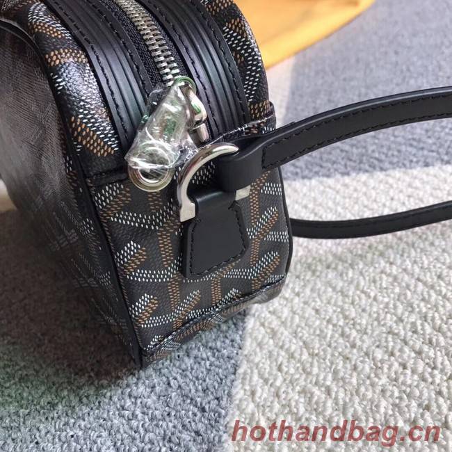 Goyard Calfskin Leather Shoulder Bag 6788 Black