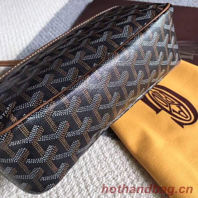 Goyard Calfskin Leather Shoulder Bag 6788 Grey