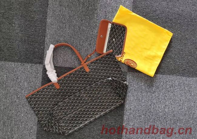 Goyard Calfskin Leather Tote Bag 6783 Grey