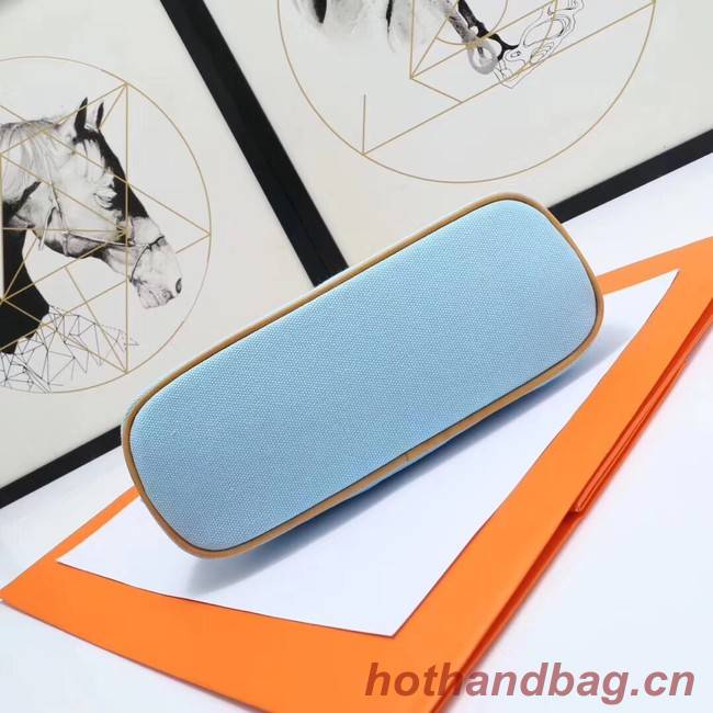 Hermes Cosmetic Bag H3699 Light Blue