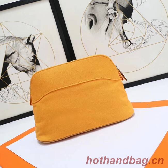 Hermes Cosmetic Bag H3699 Yellow