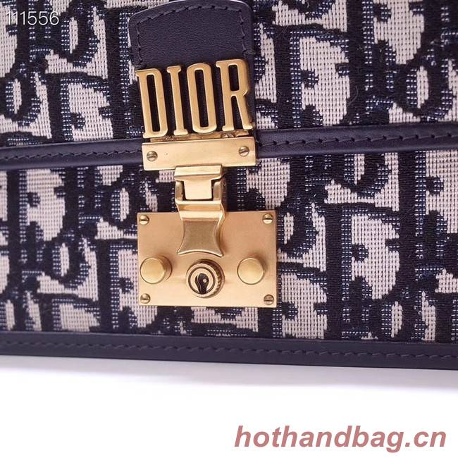 Dior DIORAMA leather Chain bag S2012 blue