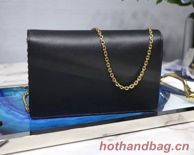 Dior SADDLE DIOR OBLIQUE Chain Clutch bag S5614 black