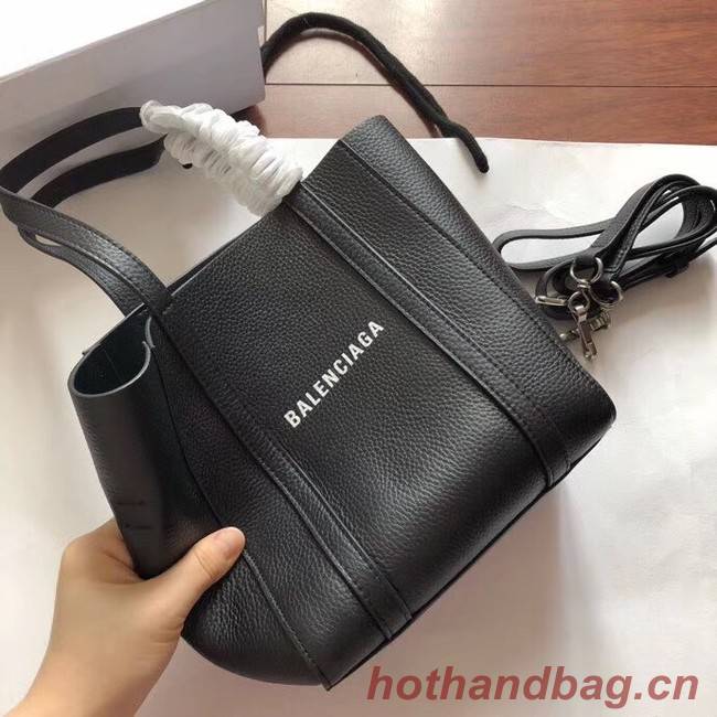 Balenciaga Original Leather Mini Shopper Bag 6696 Black