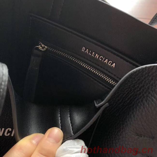 Balenciaga Original Leather Mini Shopper Bag 6696 Black