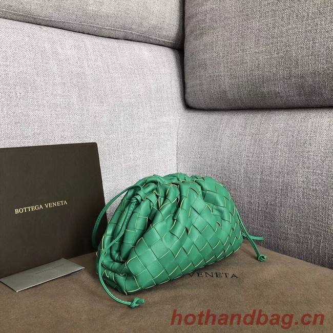 Bottega Veneta Sheepskin Weaving Original Leather BV3693 Green